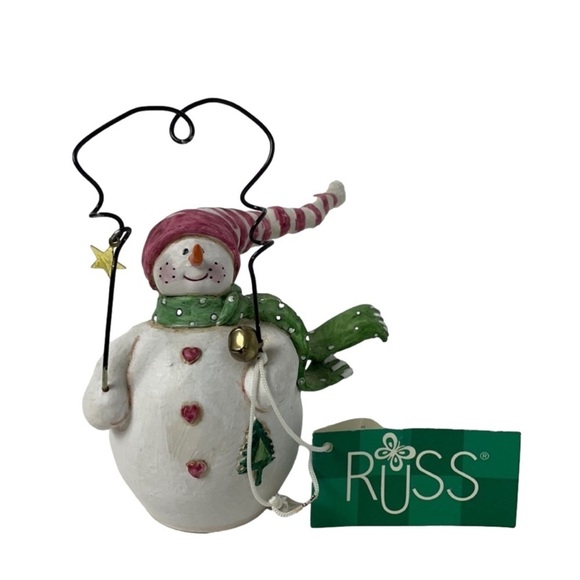 Christmas Sampler Snowman by Russ Tags Attached - Picture 1 of 12